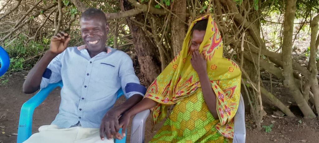 Blind for decades, Etam Town Council woman sees husband and six children for the first time after a successful eye surgery at Amolatar health center IV.
